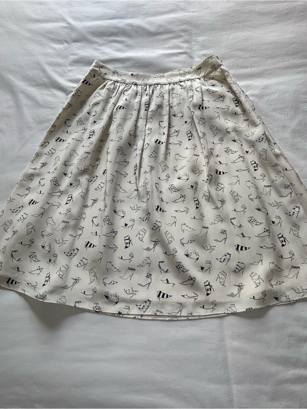 NWOT! RARE! J.Crew Collection Shoe Print Skirt